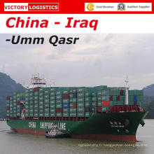 Logistique d&#39;expédition / fret maritime De la Chine à Umm Qasr, Irak (Livraison)